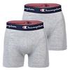 CHAMPION Boxershort Unterhose Herren - Hellgrau meliert