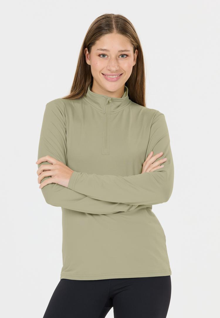 Endurance Endurance Aileen Langarmshirt Damen - 3110 Seagrass - 1 | SportScheck