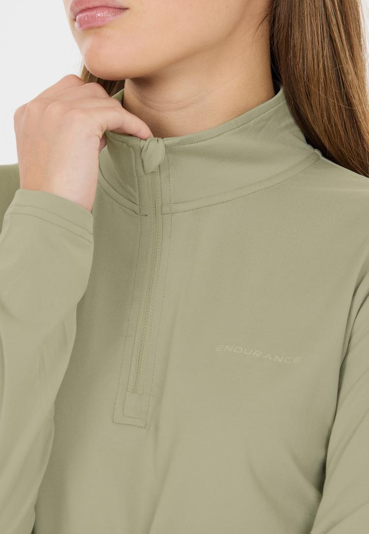 Endurance Endurance Aileen Langarmshirt Damen - 3110 Seagrass - 0 | SportScheck