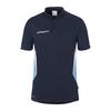 Uhlsport Equipe 29 Poloshirt Kinder - marine/skyblau/wei&szlig;