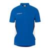 Uhlsport Equipe 29 Poloshirt Kinder - azurblau/wei&szlig;/marine