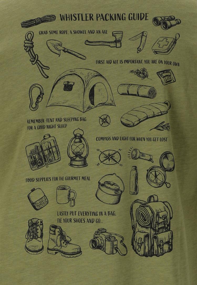 Whistler Whistler Caloot Printshirt Herren - 3232 Loden Green - 0 | SportScheck
