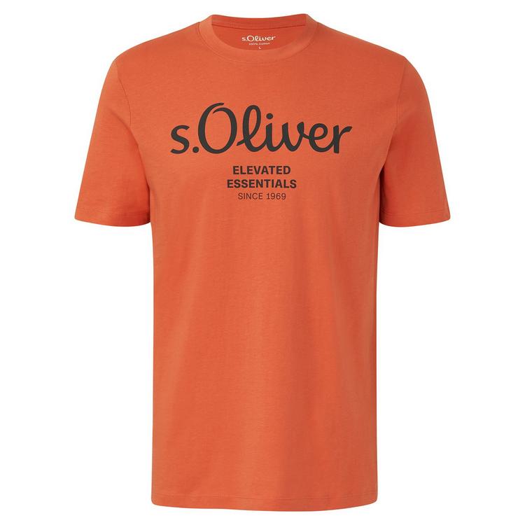 S.OLIVER S.OLIVER T-Shirt T-Shirt Herren - Hellrot/Dunkelblau/Dunkelgrau/Schwarz - 0 | SportScheck