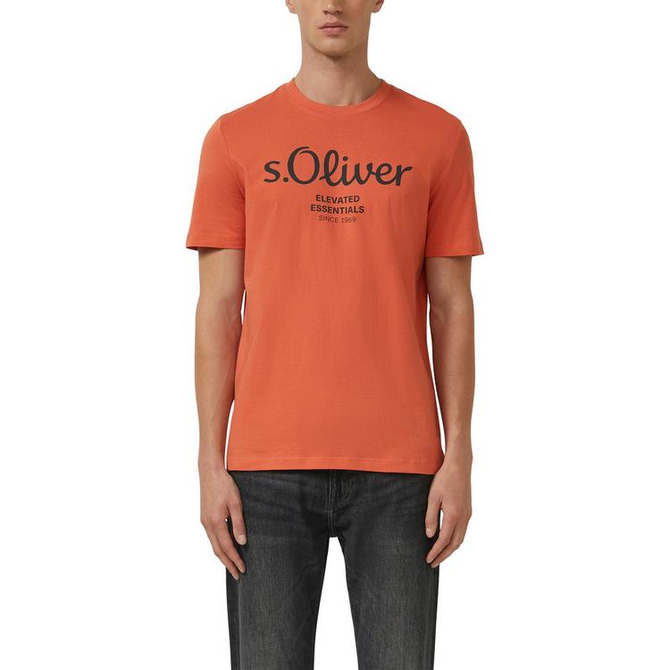 S.OLIVER S.OLIVER T-Shirt T-Shirt Herren - Hellrot/Dunkelblau/Dunkelgrau/Schwarz - 2 | SportScheck