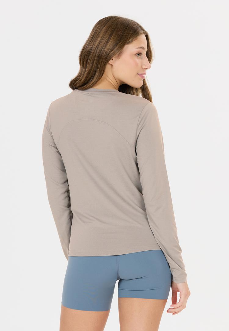 Athlecia Athlecia Miwa Langarmshirt Damen - 1314 Light Heather - 2 | SportScheck