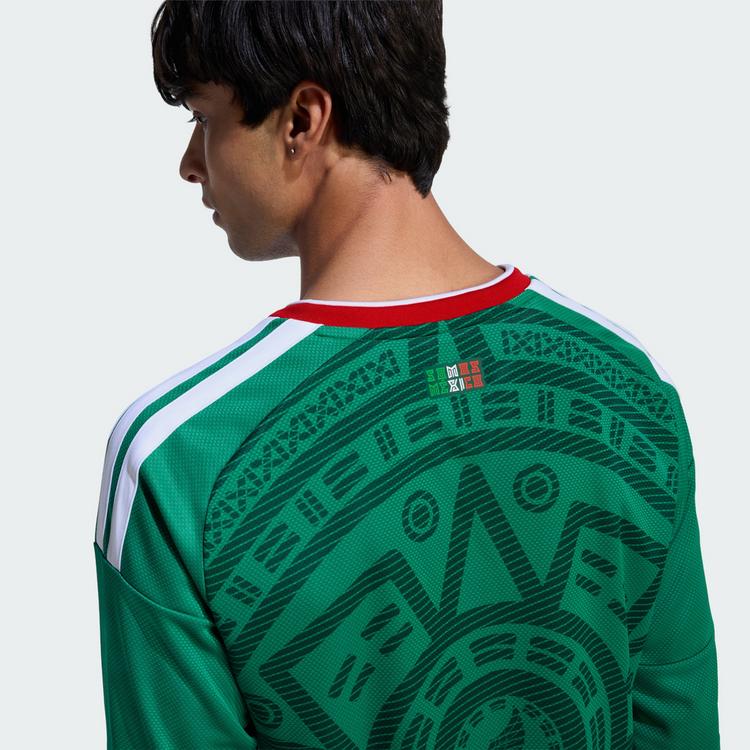 adidas adidas Mexiko 26 Lang&auml;rmeliges Heimtrikot Trikot Herren - Bold Green - 2 | SportScheck