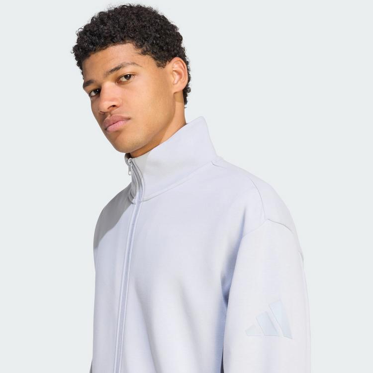 adidas adidas SOFT LUX TRACK TOP Trainingsanzug Herren - Halo Silver - 0 | SportScheck