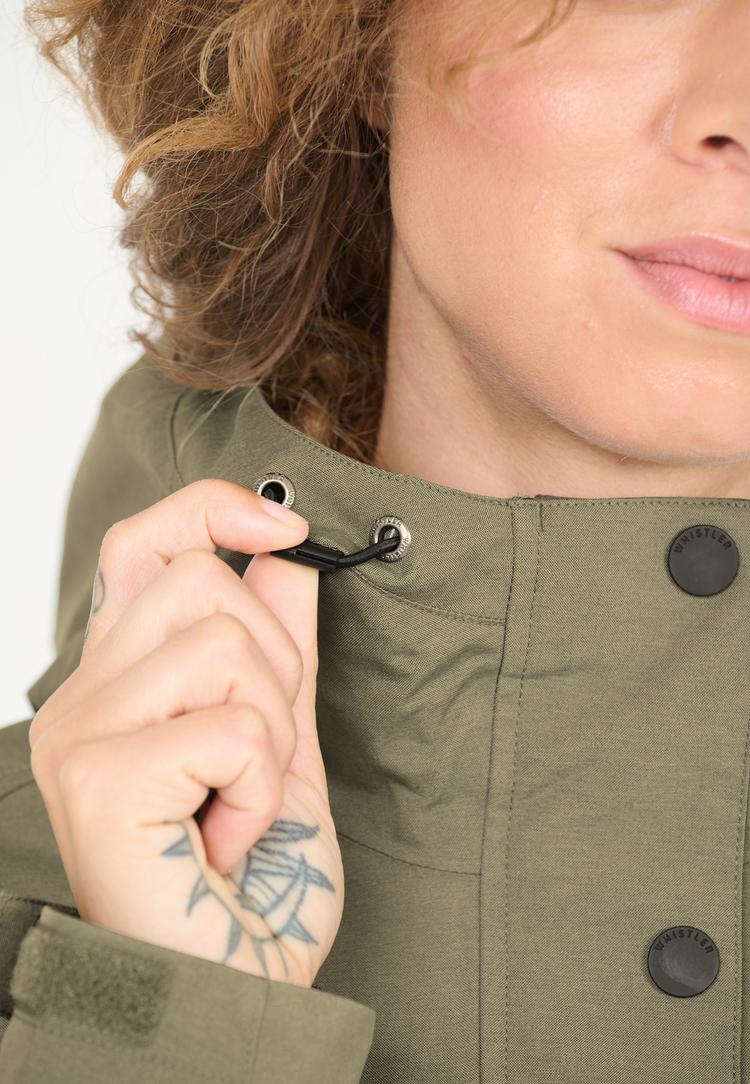 Whistler Whistler Aylie Regenjacke Damen - 3234 Dusty Olive - 3 | SportScheck