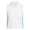 adidas Beyond The Course Crop Twistknit Poloshirt Damen - White