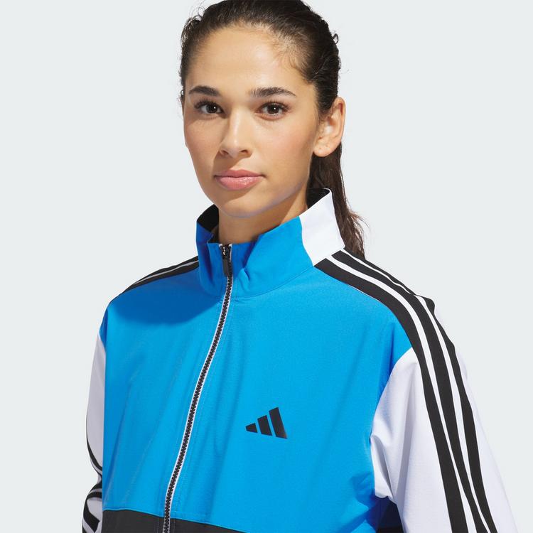 adidas adidas Beyond The Course Colorblock Twistweave Trainingsjacke Damen - Lucid Ray Blue - 0 | SportScheck