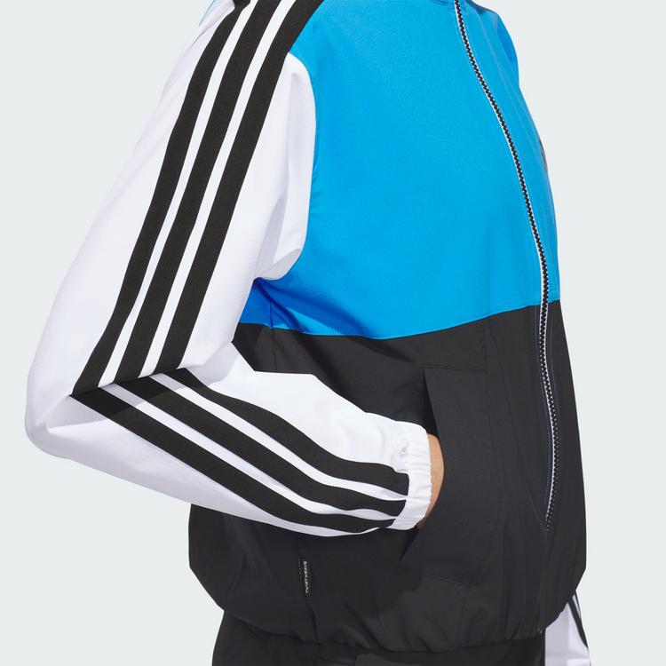adidas adidas Beyond The Course Colorblock Twistweave Trainingsjacke Damen - Lucid Ray Blue - 1 | SportScheck
