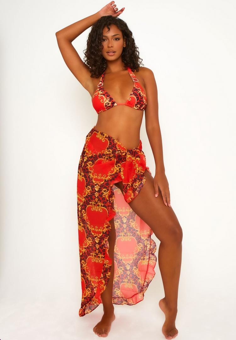 Moda Minx Moda Minx Bella Vita langer Sarong Pareo - Sienna - 0 | SportScheck