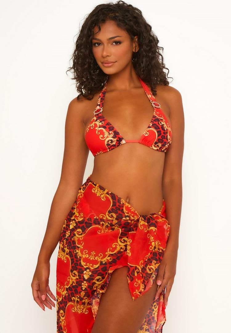 Moda Minx Moda Minx Bella Vita langer Sarong Pareo - Sienna - 0 | SportScheck
