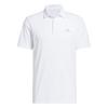 adidas ULTIMATE365 JACQUARD-POLOSHIRT Funktionsshirt Herren - White