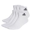adidas Cushioned Sportswear Ankle Socken, 6 Socken - White / Black