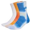adidas Tie-Dye Socken, 3 Paar Socken - Multicolor / White / Ray Blue