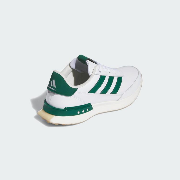 adidas adidas S2G Spikeless Leather 24 Golfschuh Multifunktionsschuhe Herren - Cloud White / Collegiate Green / Gum - 4 | SportScheck