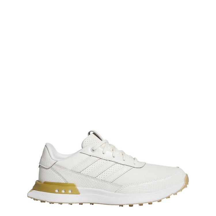 adidas adidas S2G 25 Leder Spikeless Golfschuhe Multifunktionsschuhe Damen - Off White / Gold Metallic / Gum - 0 | SportScheck