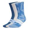 adidas Terrex Multi Socken, 3 Paar Socken - Glow Blue / White / Tech Indigo