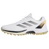 adidas Adizero ZG Spikeless Golfschuh Multifunktionsschuhe Herren - Cloud White / Core Black / Ice Tangerine