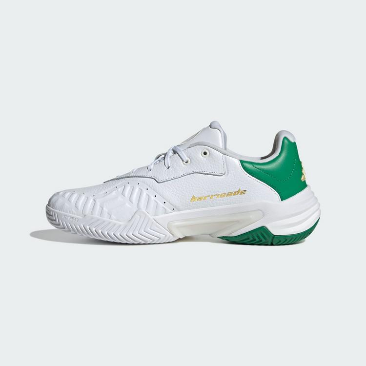 adidas adidas Barricade 13 Leather Tennisschuh Tennisschuhe Herren - White / Cloud White / Cloud White - 5 | SportScheck