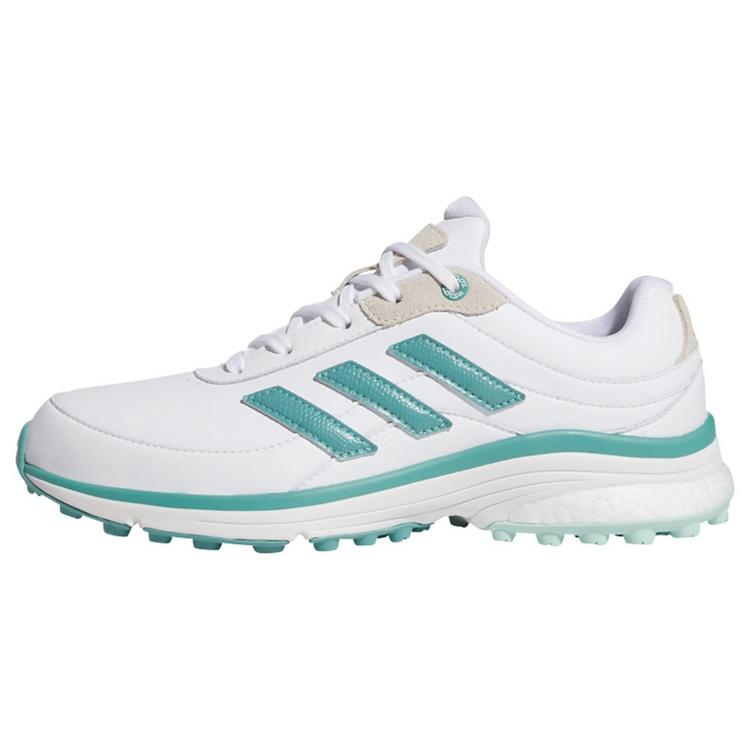 adidas adidas Zoysia Spikeless Golfschuh Multifunktionsschuhe Damen - Cloud White / Powder Teal / Semi Flash Aqua - 0 | SportScheck