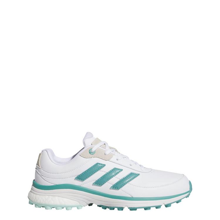 adidas adidas Zoysia Spikeless Golfschuh Multifunktionsschuhe Damen - Cloud White / Powder Teal / Semi Flash Aqua - 0 | SportScheck