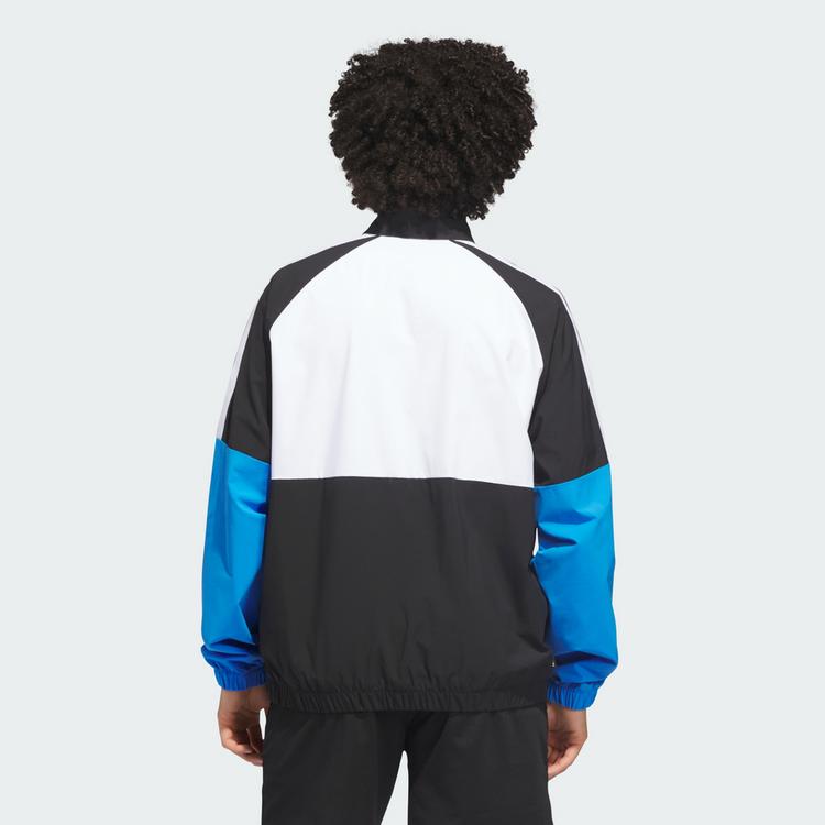 adidas adidas BEYOND TWISTWEAVE FULL-ZIP WINDBREAKER Windbreaker Herren - Black / White - 1 | SportScheck