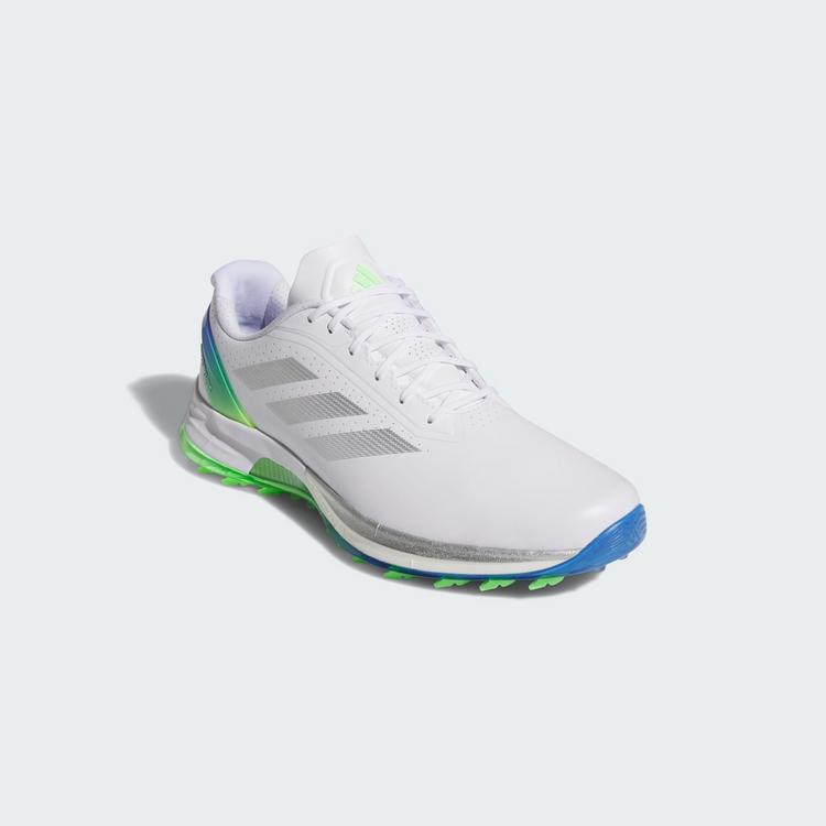 adidas adidas Adizero ZG Spikeless Golfschuh Multifunktionsschuhe Herren - Cloud White / Silver Metallic / Lime Burst - 3 | SportScheck