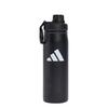 adidas Trinkflasche aus Metall mit Trinkflasche - Black / Black