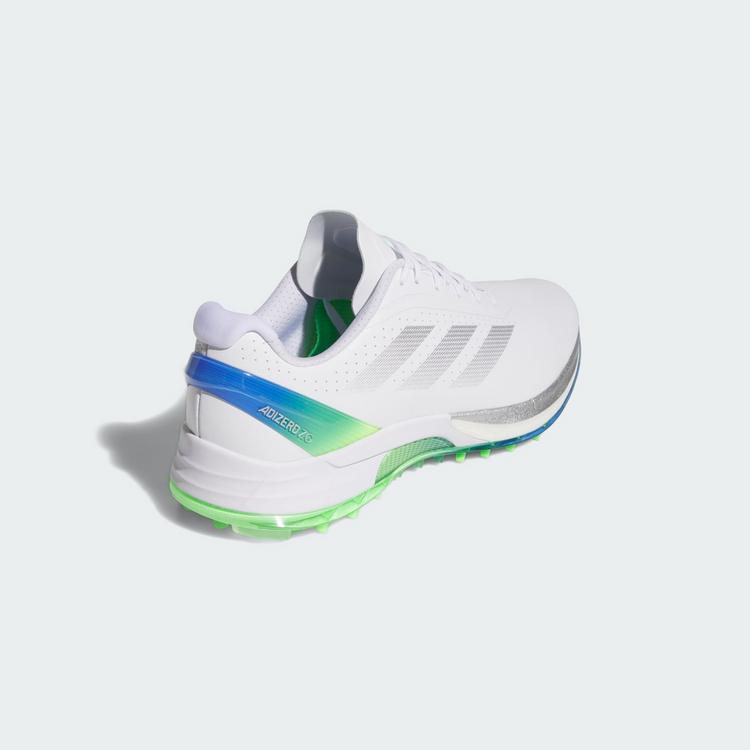 adidas adidas Adizero ZG Spikeless Golfschuh Multifunktionsschuhe Herren - Cloud White / Silver Metallic / Lime Burst - 4 | SportScheck