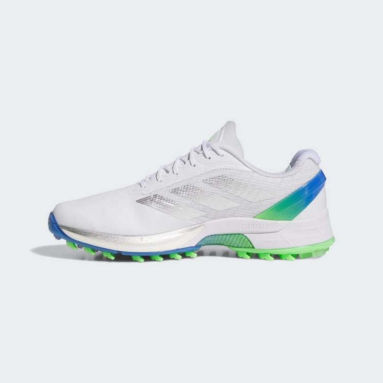 adidas adidas Adizero ZG Spikeless Golfschuh Multifunktionsschuhe Herren - Cloud White / Silver Metallic / Lime Burst - 5 | SportScheck
