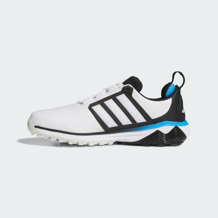 adidas adidas ADIPOWER 26 SPIKELESS GOLFSCHUH Multifunktionsschuhe Herren - Cloud White / Core Black / Lucid Ray Blue - 5 | SportScheck