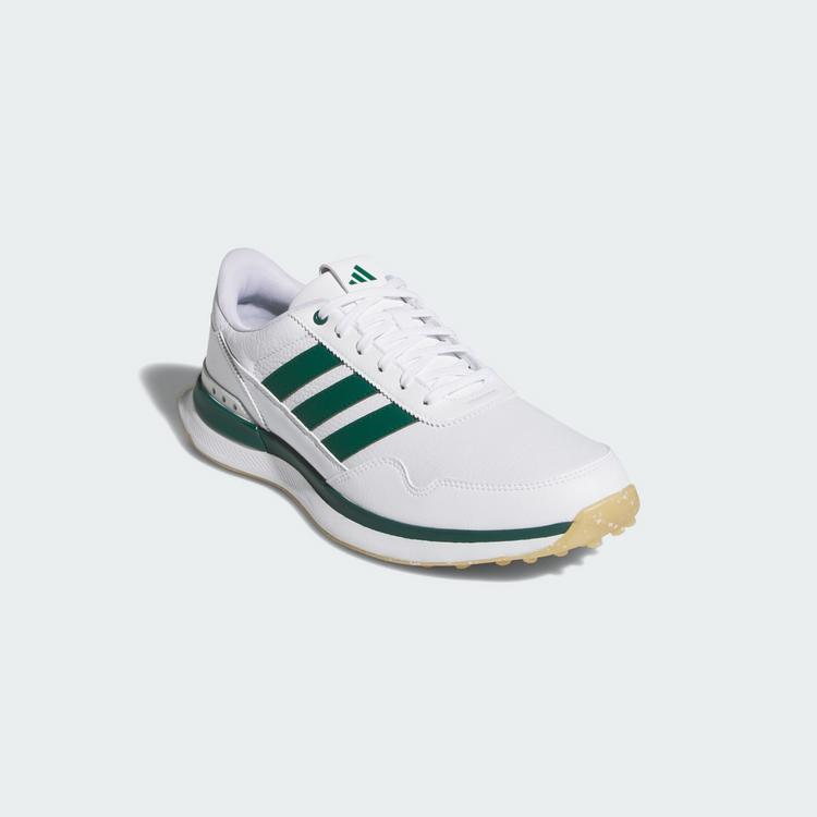 adidas adidas S2G 26 LEATHER SPIKELESS GOLFSCHUH Multifunktionsschuhe Herren - Cloud White / Collegiate Green / Gum - 3 | SportScheck