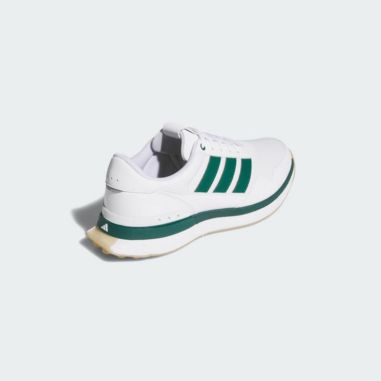 adidas adidas S2G 26 LEATHER SPIKELESS GOLFSCHUH Multifunktionsschuhe Herren - Cloud White / Collegiate Green / Gum - 4 | SportScheck