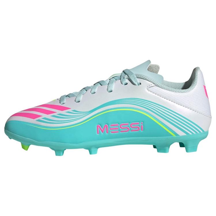 adidas adidas F50 MESSI LEAGUE Firm Ground / Multi Fu&szlig;ballschuhe Kinder - Cloud White / Lucid Pink / Flash Aqua - 0 | SportScheck