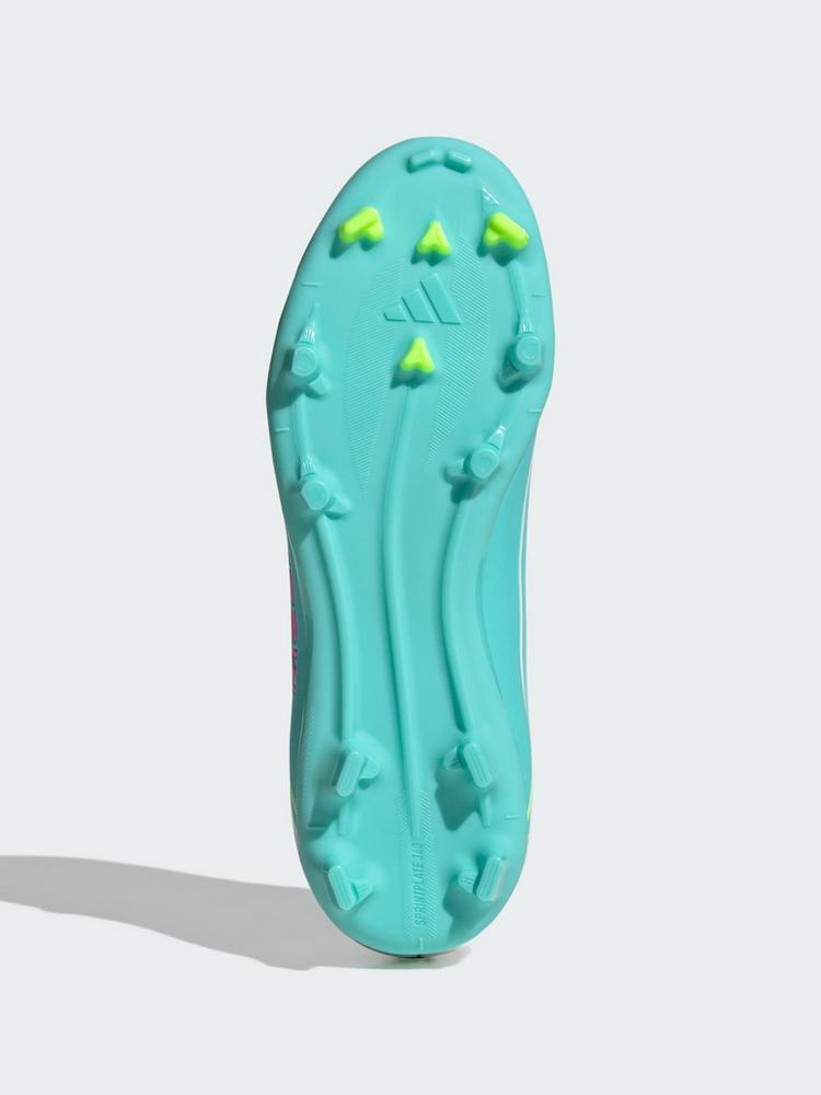 adidas adidas F50 MESSI LEAGUE Firm Ground / Multi Fu&szlig;ballschuhe Kinder - Cloud White / Lucid Pink / Flash Aqua - 1 | SportScheck