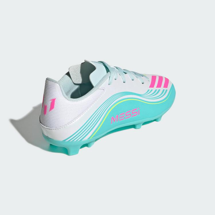 adidas adidas F50 MESSI LEAGUE Firm Ground / Multi Fu&szlig;ballschuhe Kinder - Cloud White / Lucid Pink / Flash Aqua - 3 | SportScheck