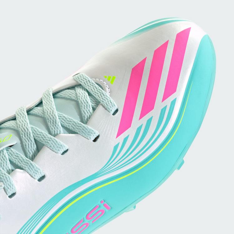 adidas adidas F50 MESSI LEAGUE Firm Ground / Multi Fu&szlig;ballschuhe Kinder - Cloud White / Lucid Pink / Flash Aqua - 6 | SportScheck