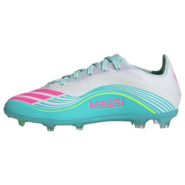 adidas adidas F50 MESSI ELITE Firm Ground Kids Fu&szlig;ballschuhe Kinder - Cloud White / Lucid Pink / Flash Aqua - 0 | SportScheck