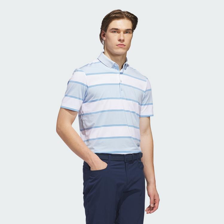 adidas adidas ULTIMATE365+ JUMBO STRIPE CLIMACOOL Funktionsshirt Herren - Crystal Sky / White - 0 | SportScheck