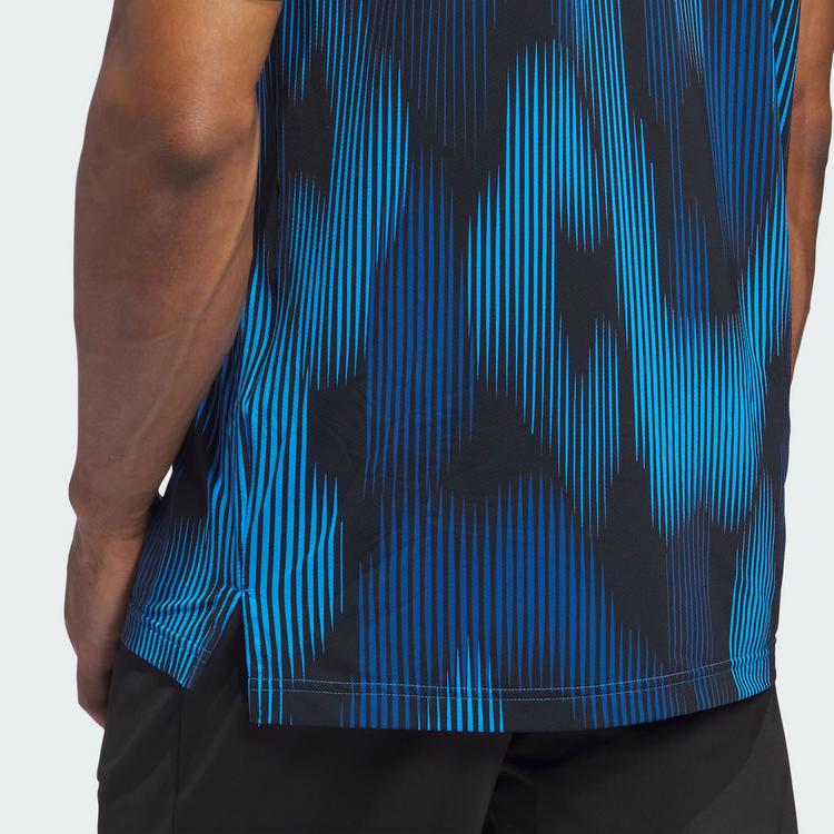 adidas adidas ULTIMATE365 TOUR COOL FEEL PRINT Funktionsshirt Herren - Lucid Ray Blue - 1 | SportScheck