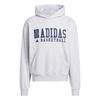 adidas ADIDAS BASKETBALL GRAPHIC HOODIE Hoodie Herren - Light Grey Heather