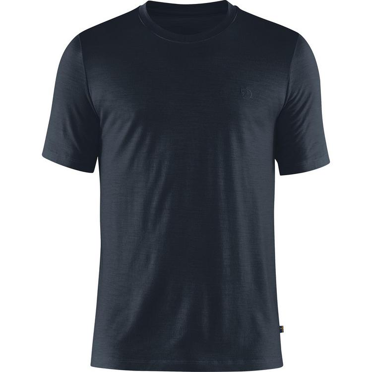 FJ&Auml;LLR&Auml;VEN FJ&Auml;LLR&Auml;VEN Abisko Wool T-Shirt Herren - Rauchblau - 0 | SportScheck