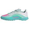 adidas F50 MESSI LEAGUE Turf Fu&szlig;ballschuh Kids Fu&szlig;ballschuhe Kinder - Cloud White / Lucid Pink / Flash Aqua