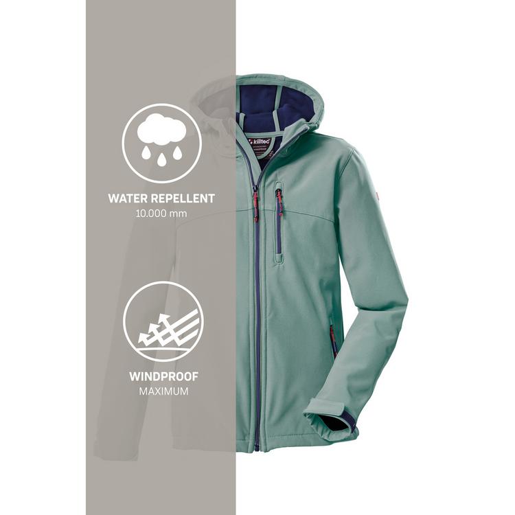 KILLTEC KILLTEC Softshelljacke Funktionsjacke Kinder - Petrol253 - 6 | SportScheck