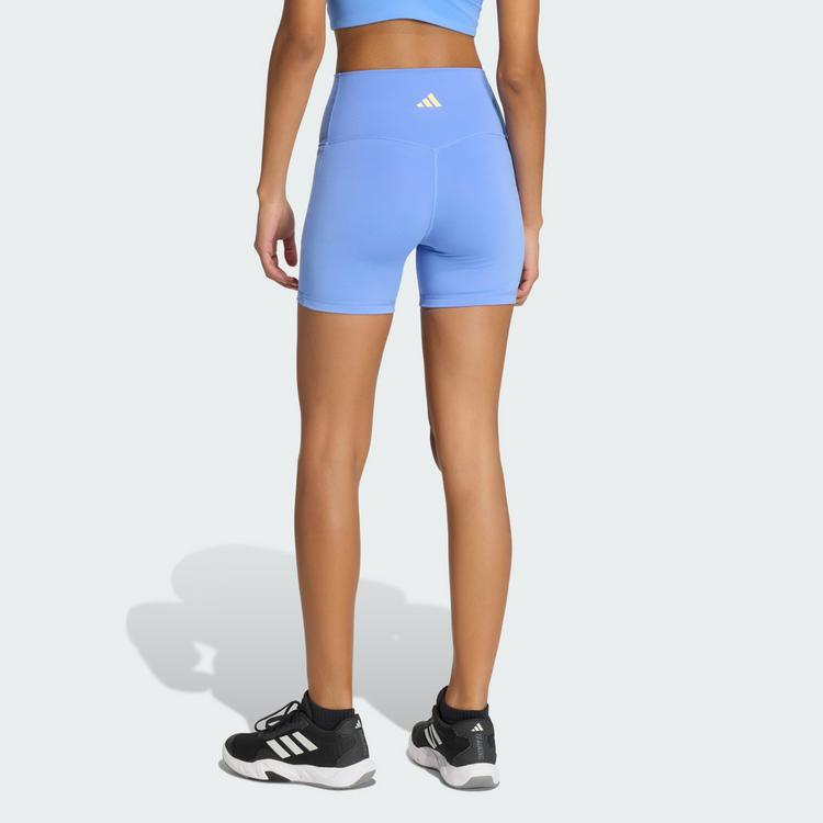adidas adidas 3-Streifen Studio All Me Booty Tights Damen - Blue Fusion - 1 | SportScheck