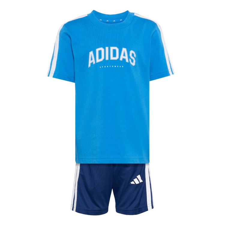 adidas adidas ADIDAS COLLEGIATE KIDS SET Trainingsanzug Kinder - Ray Blue - 0 | SportScheck