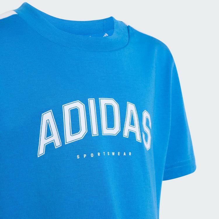 adidas adidas ADIDAS COLLEGIATE KIDS SET Trainingsanzug Kinder - Ray Blue - 1 | SportScheck
