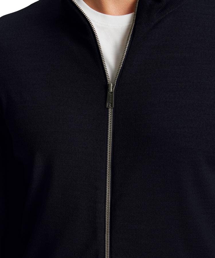 Falke Falke Merino X-Fine Zip Jacket Jacke Herren - night sky (6437) - 2 | SportScheck